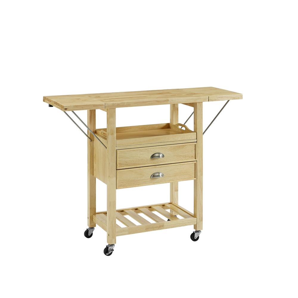 Bristol Double Drop Leaf Kitchen Cart. Picture 6