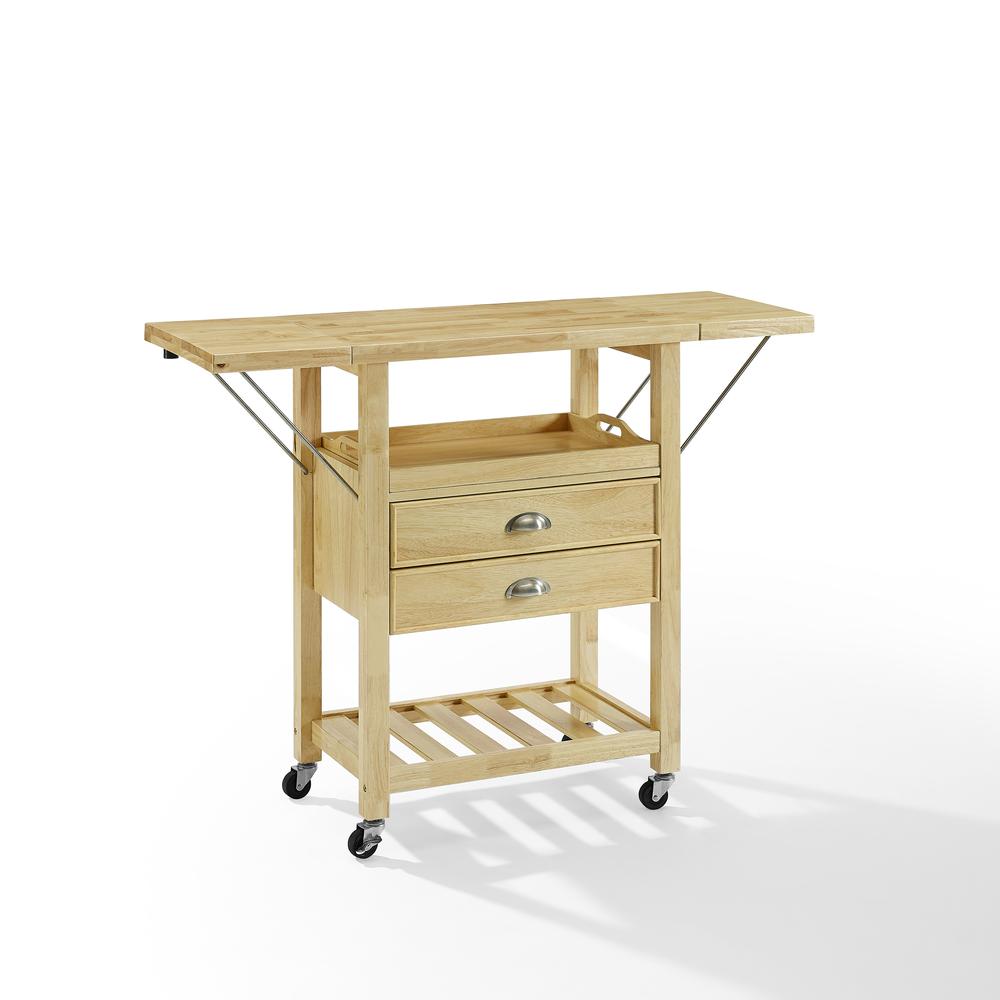Bristol Double Drop Leaf Kitchen Cart. Picture 11