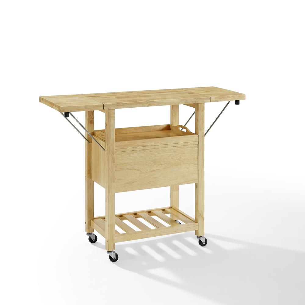 Bristol Double Drop Leaf Kitchen Cart. Picture 12
