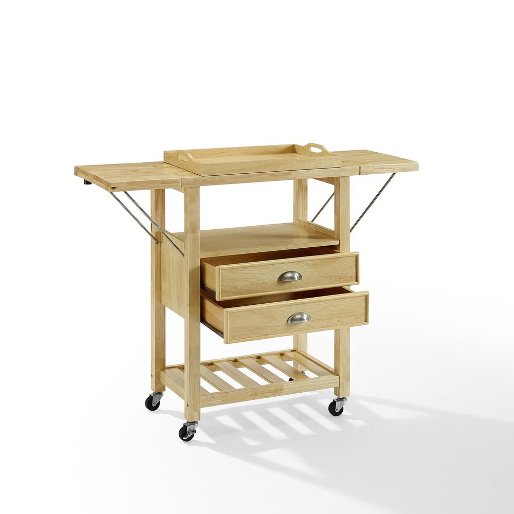 Bristol Double Drop Leaf Kitchen Cart. Picture 13