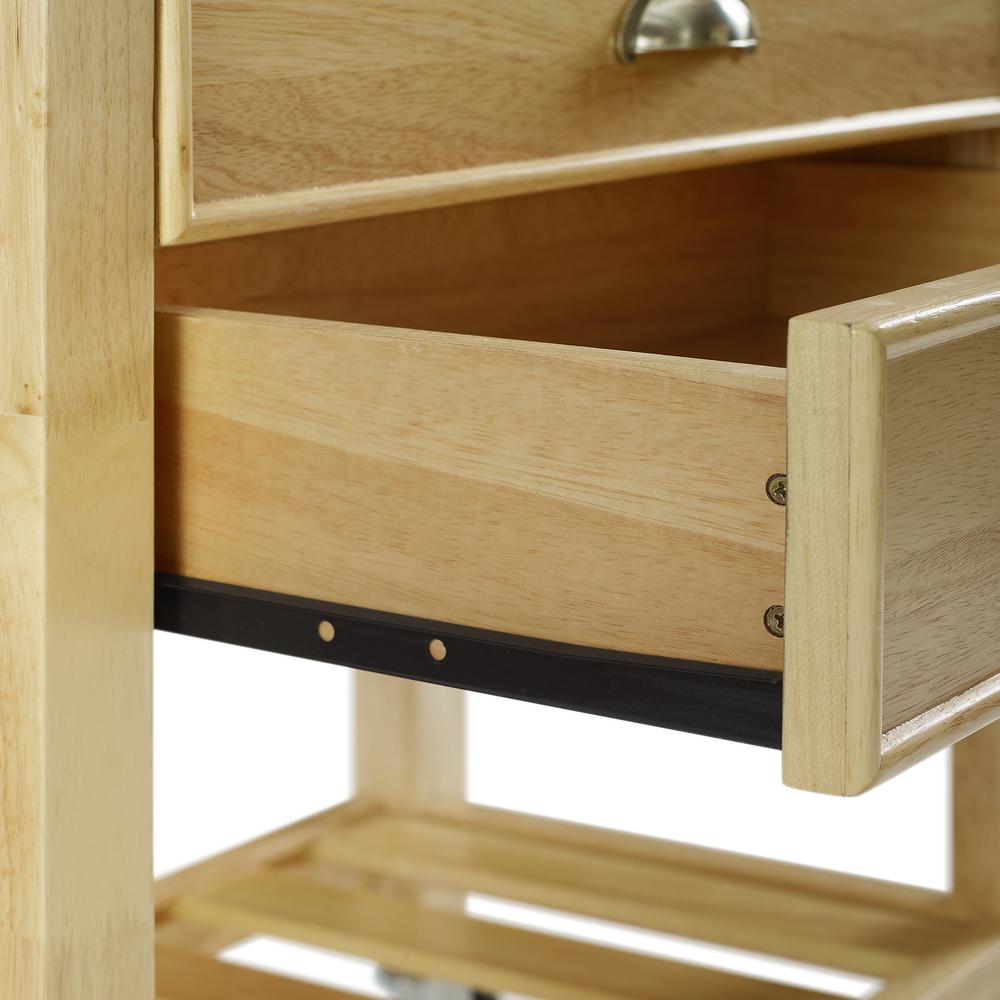 Bristol Double Drop Leaf Kitchen Cart. Picture 15