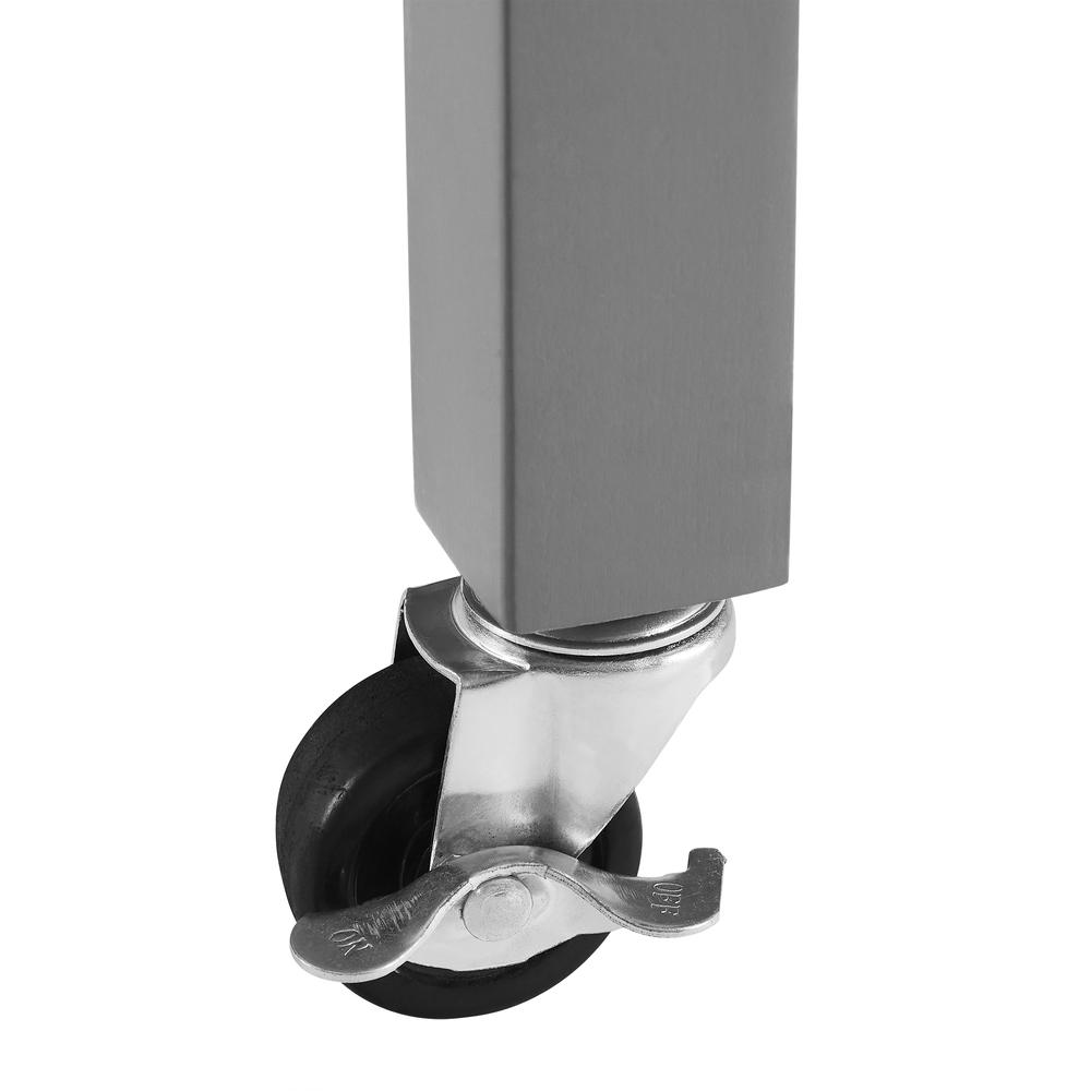 Chloe Stainless Steel Top Kitchen Island/Cart. Picture 8