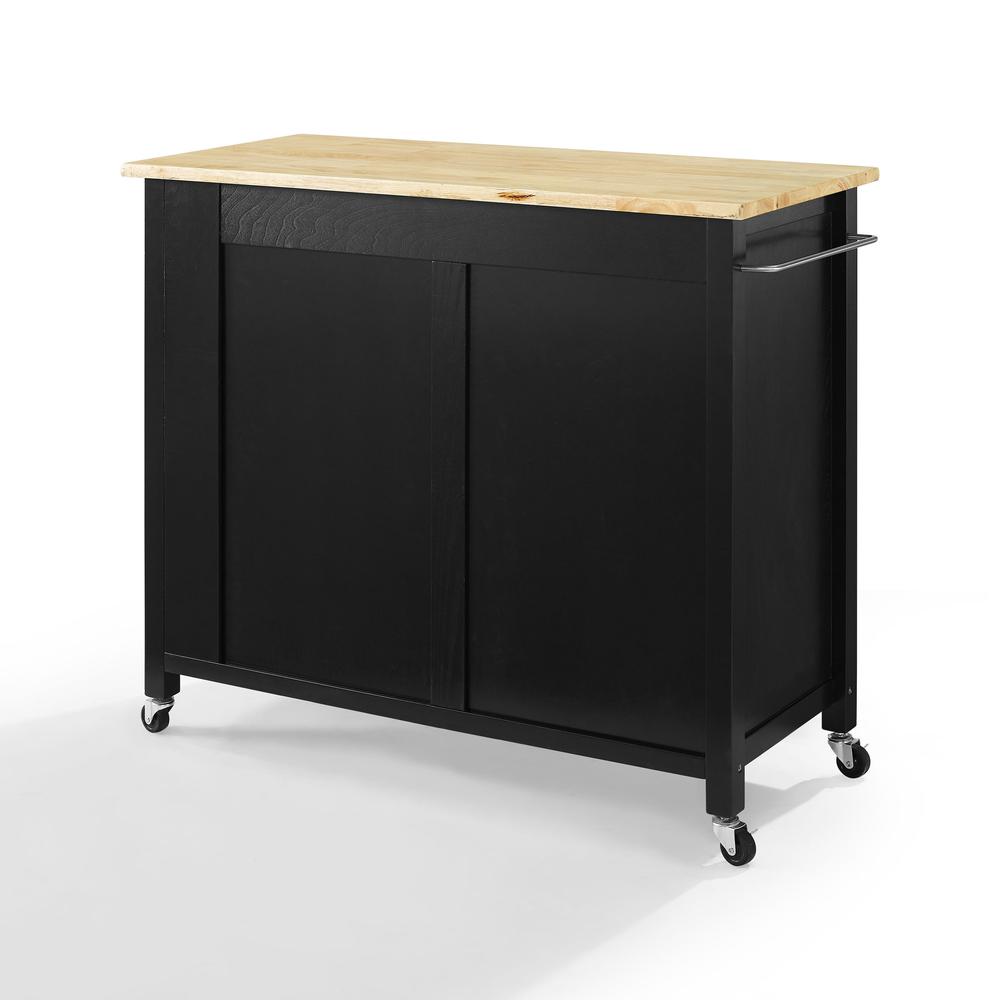 Savannah Wood Top Full-Size Kitchen Island/Cart. Picture 2