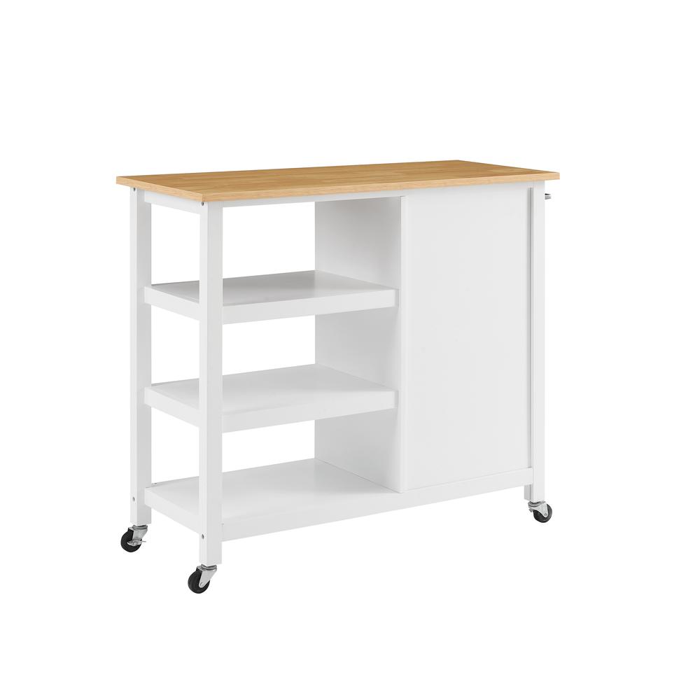Tristan Open Kitchen Island/Cart. Picture 7