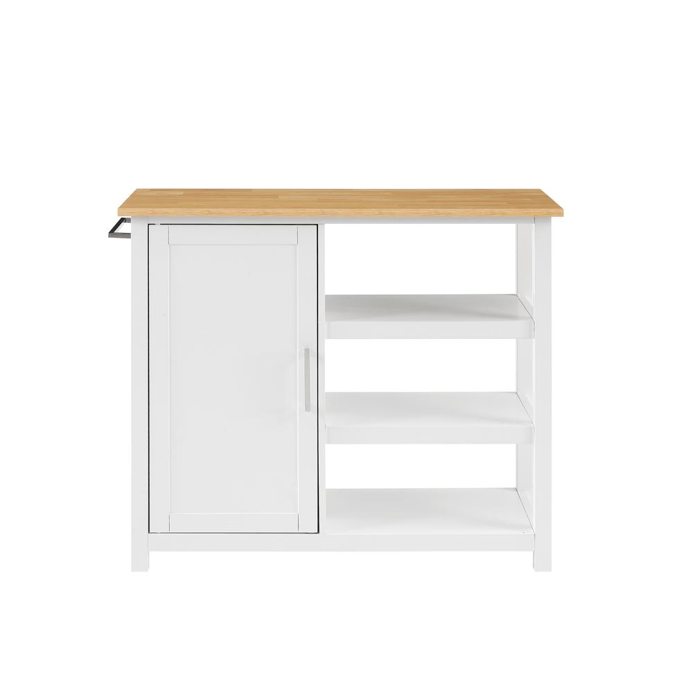 Tristan Open Kitchen Island/Cart. Picture 9