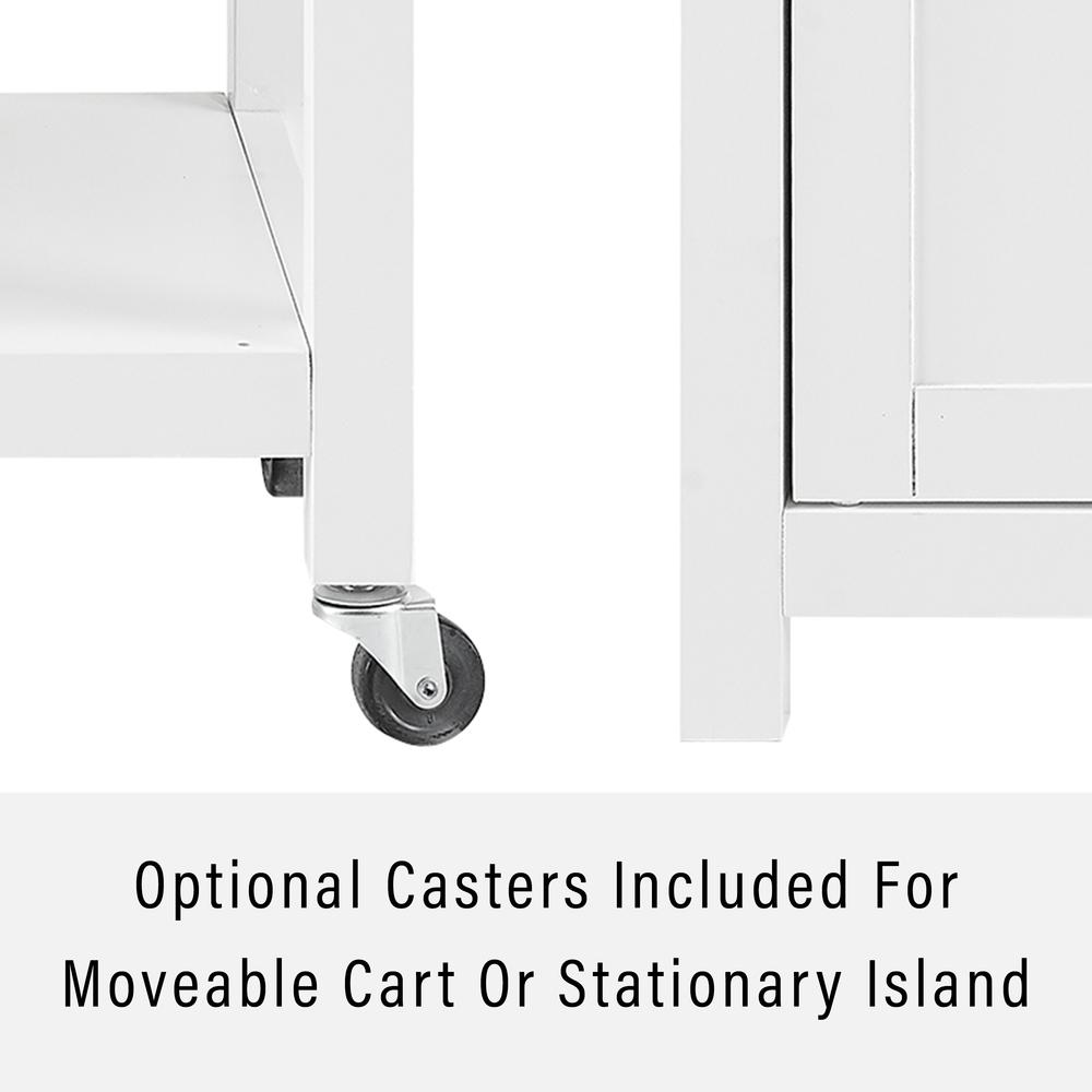 Tristan Open Kitchen Island/Cart. Picture 11