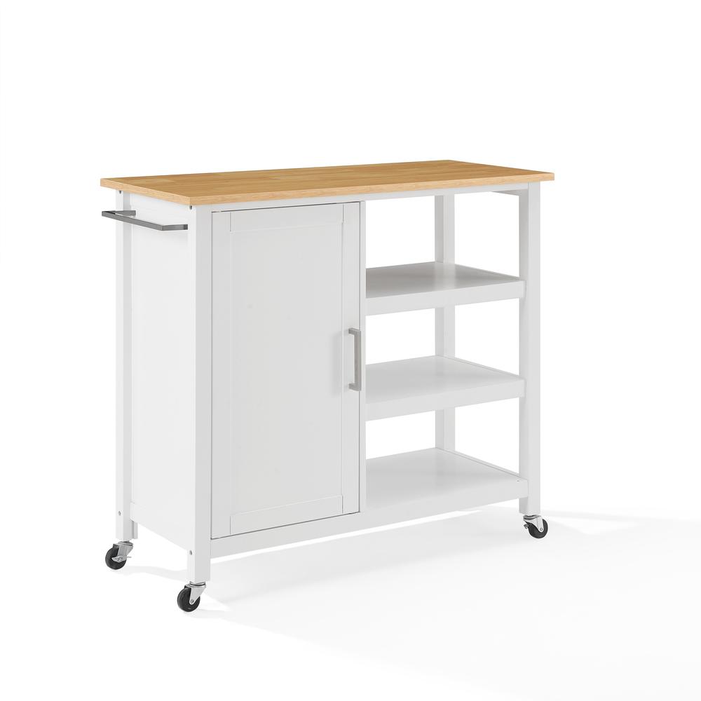 Tristan Open Kitchen Island/Cart. Picture 13