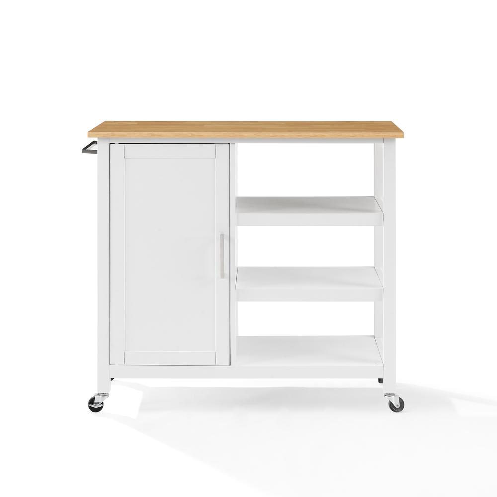 Tristan Open Kitchen Island/Cart. Picture 14