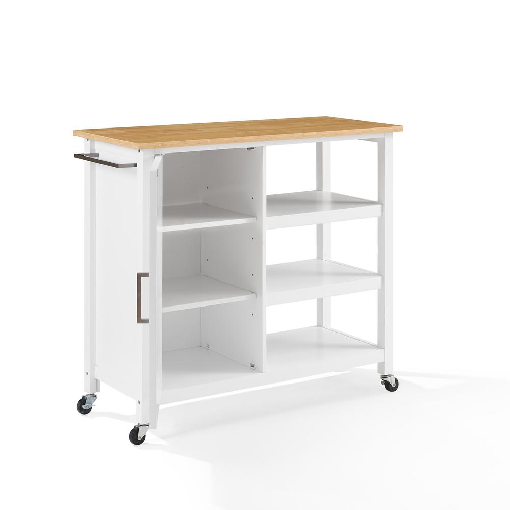 Tristan Open Kitchen Island/Cart. Picture 15