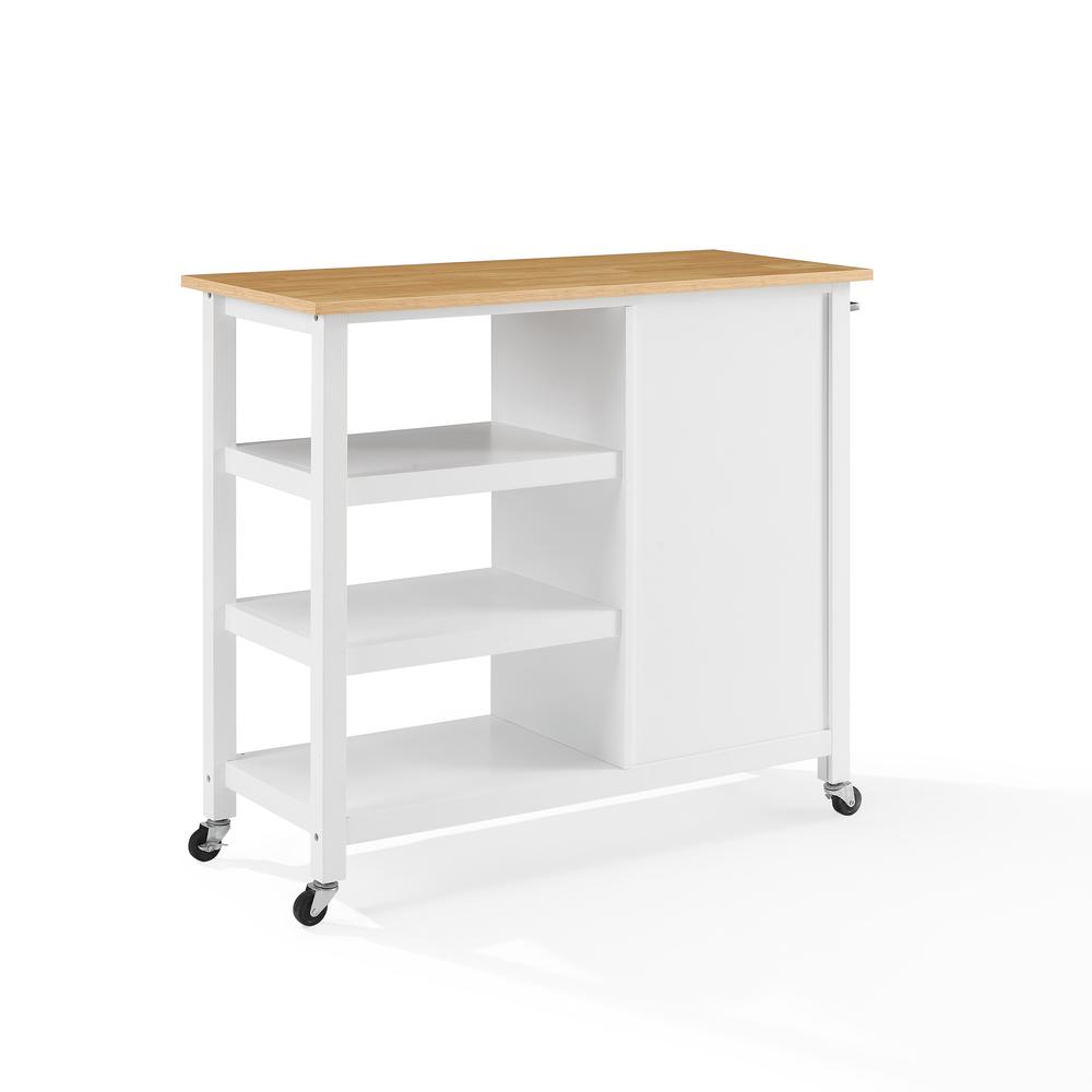 Tristan Open Kitchen Island/Cart. Picture 16