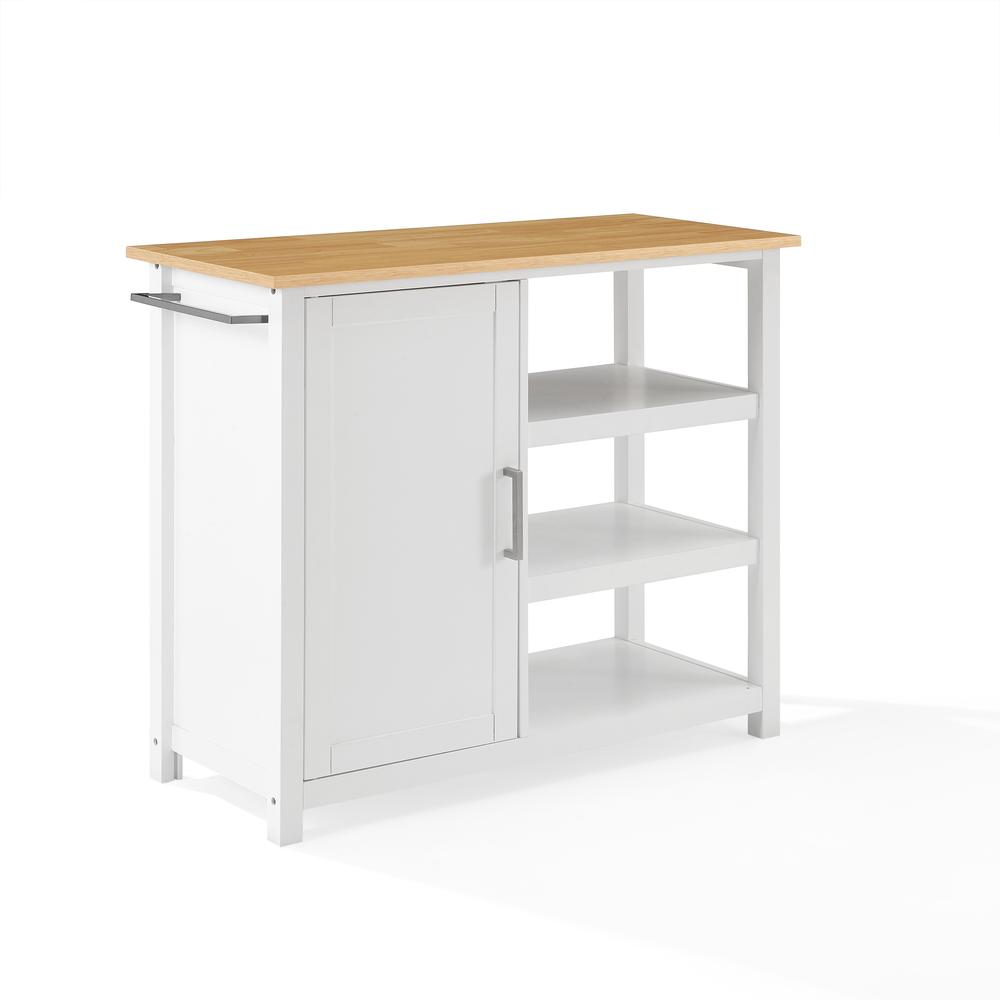 Tristan Open Kitchen Island/Cart. Picture 17