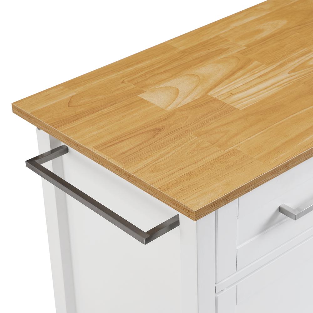 Tristan Open Kitchen Island/Cart. Picture 20