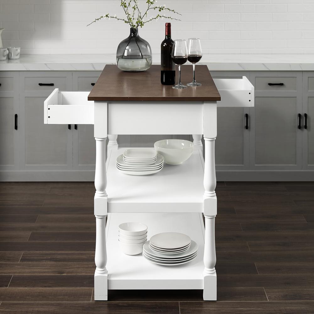 Caitlyn Wood Top Kitchen Island. Picture 6