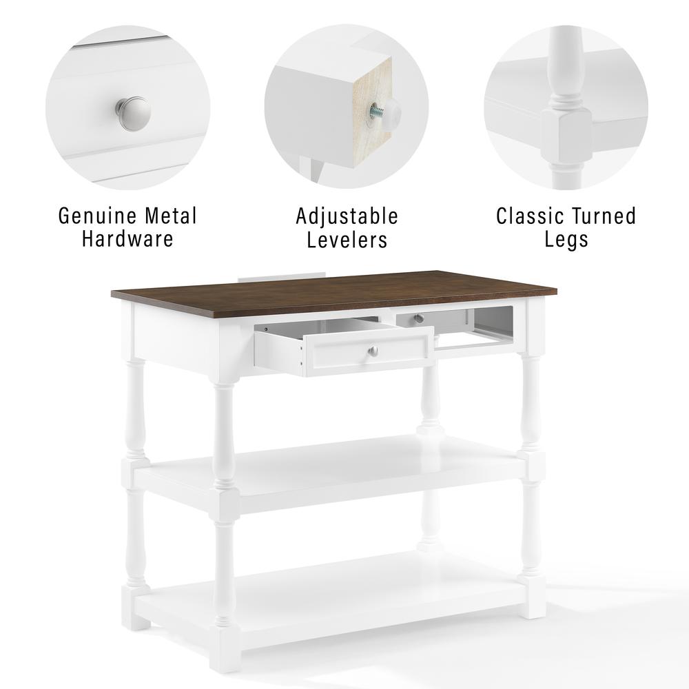Caitlyn Wood Top Kitchen Island. Picture 4