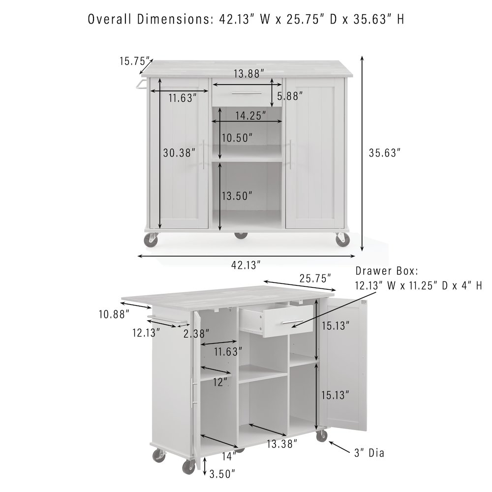 Stella Kitchen Cart. Picture 15