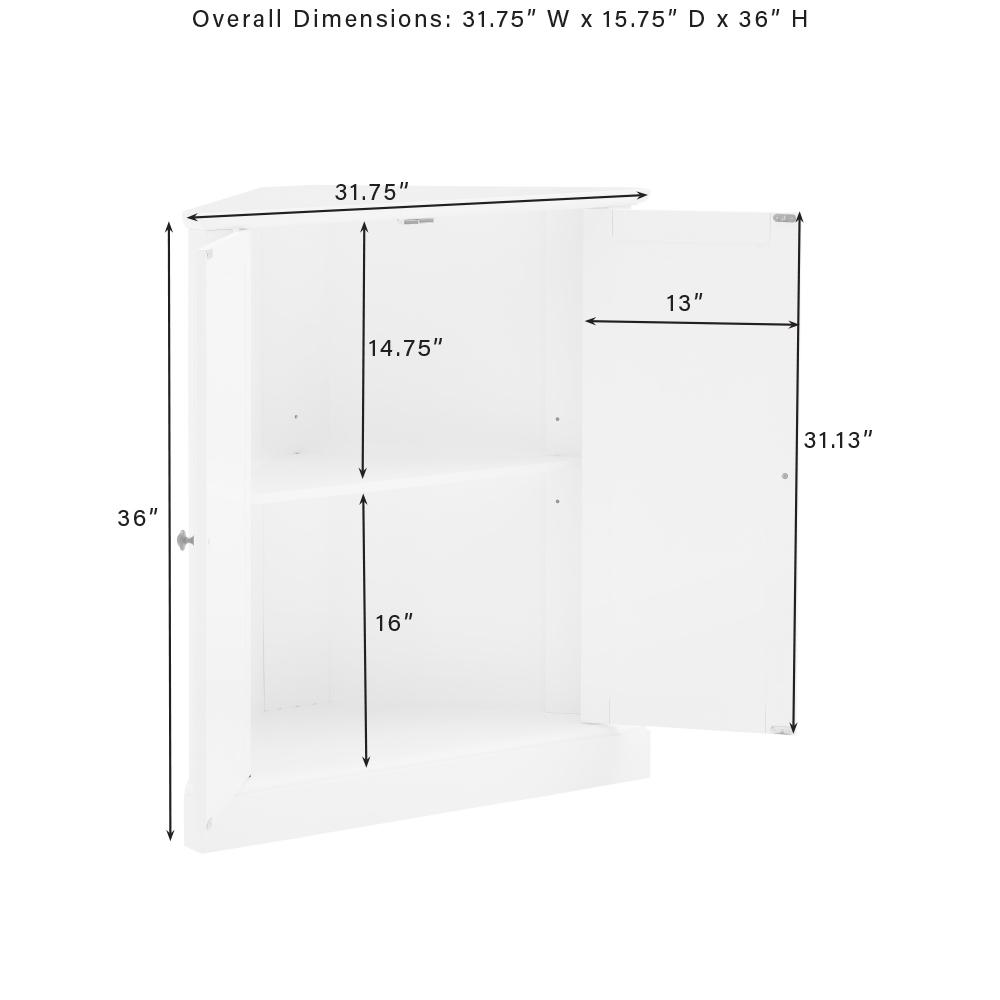 Shoreline Stackable Corner Kitchen Storage Pantry. Picture 16