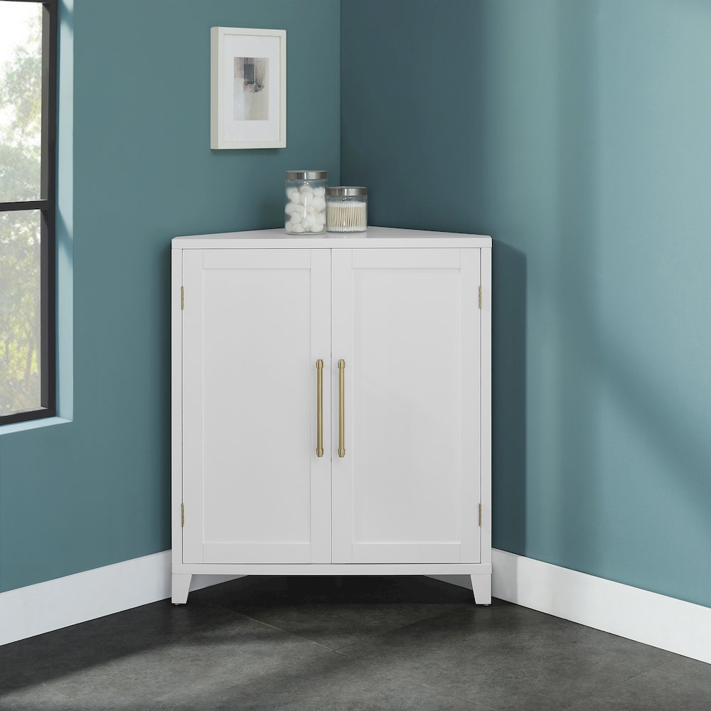 Roarke Stackable Corner Kitchen Storage Pantry. Picture 5