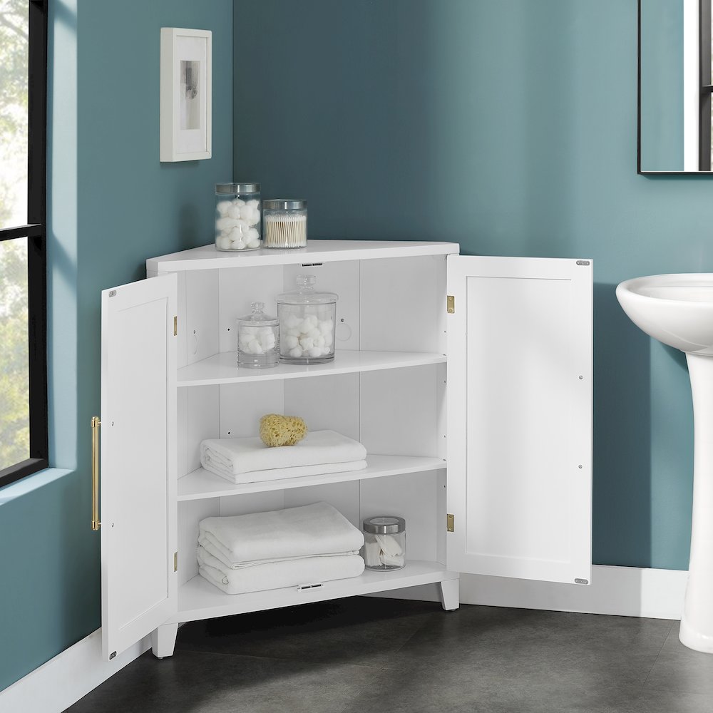 Roarke Stackable Corner Kitchen Storage Pantry. Picture 6