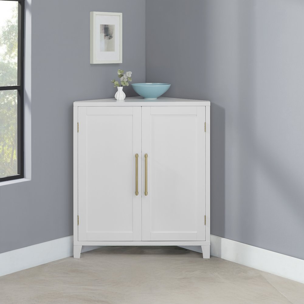 Roarke Stackable Corner Kitchen Storage Pantry. Picture 8