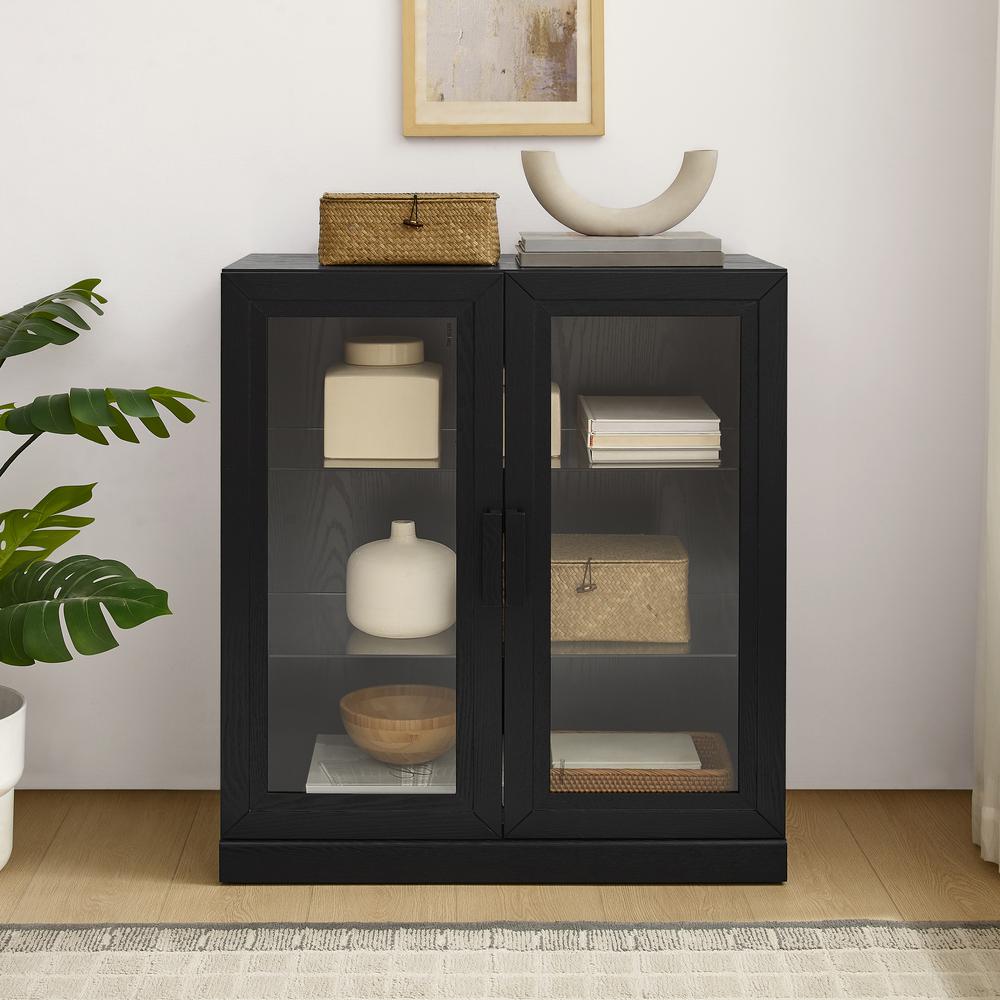 Essen Stackable Glass Door Kitchen Pantry Storage Cabinet. Picture 12