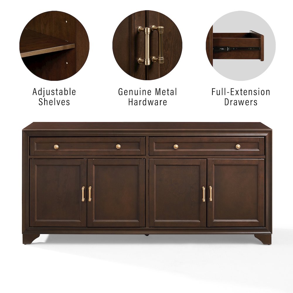 Tara Sideboard Brown. Picture 10