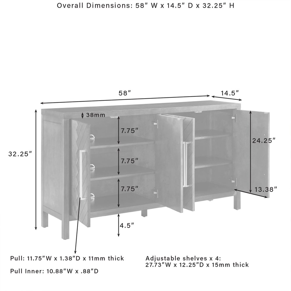 Darcy Sideboard Natural. Picture 9