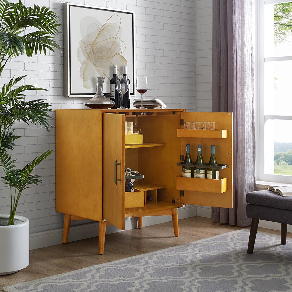 Landon Bar Cabinet Acorn. Picture 7
