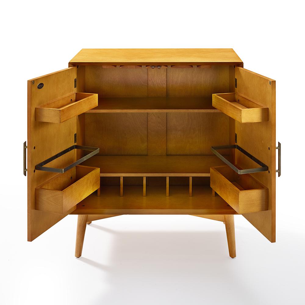 Landon Bar Cabinet Acorn. Picture 2