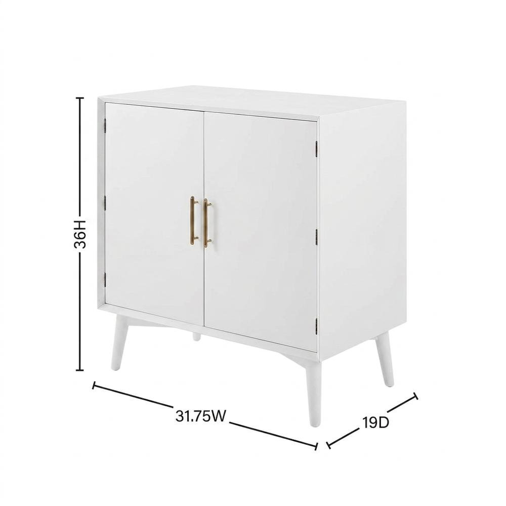 Black bar cabinet with anti-tip hardware and ample storage space. Picture 7