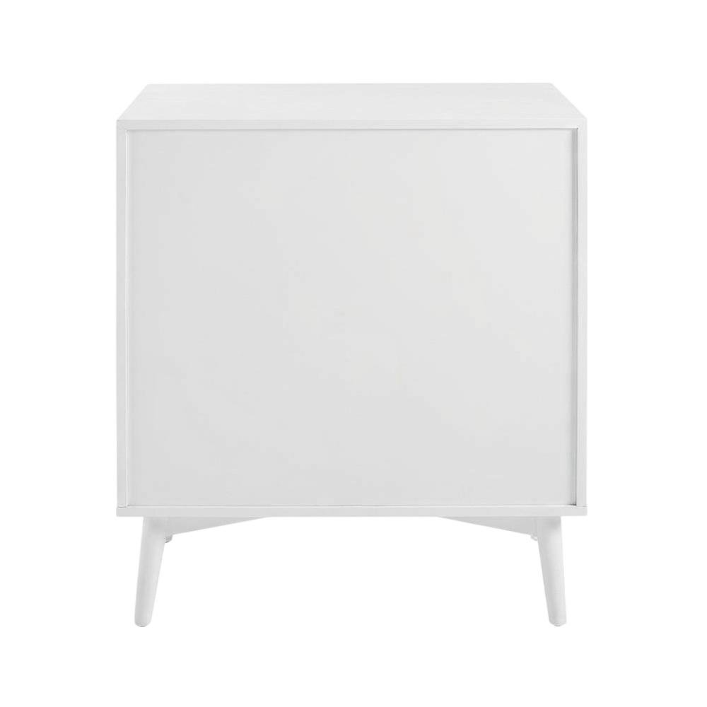 Black bar cabinet with anti-tip hardware and ample storage space. Picture 4