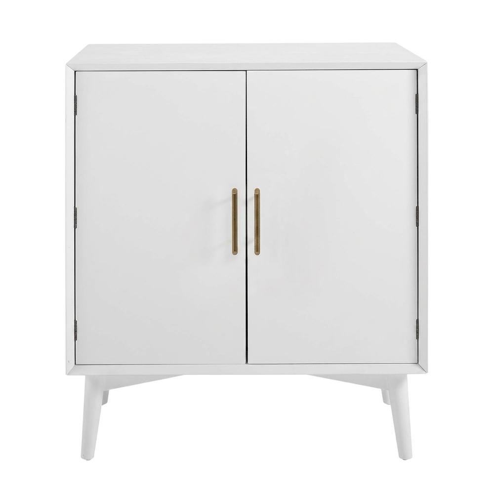 Black bar cabinet with anti-tip hardware and ample storage space. Picture 5