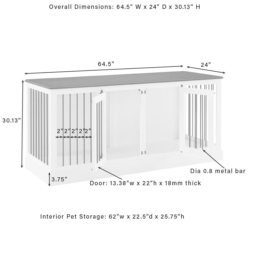 Winslow Medium Credenza Dog Crate. Picture 11