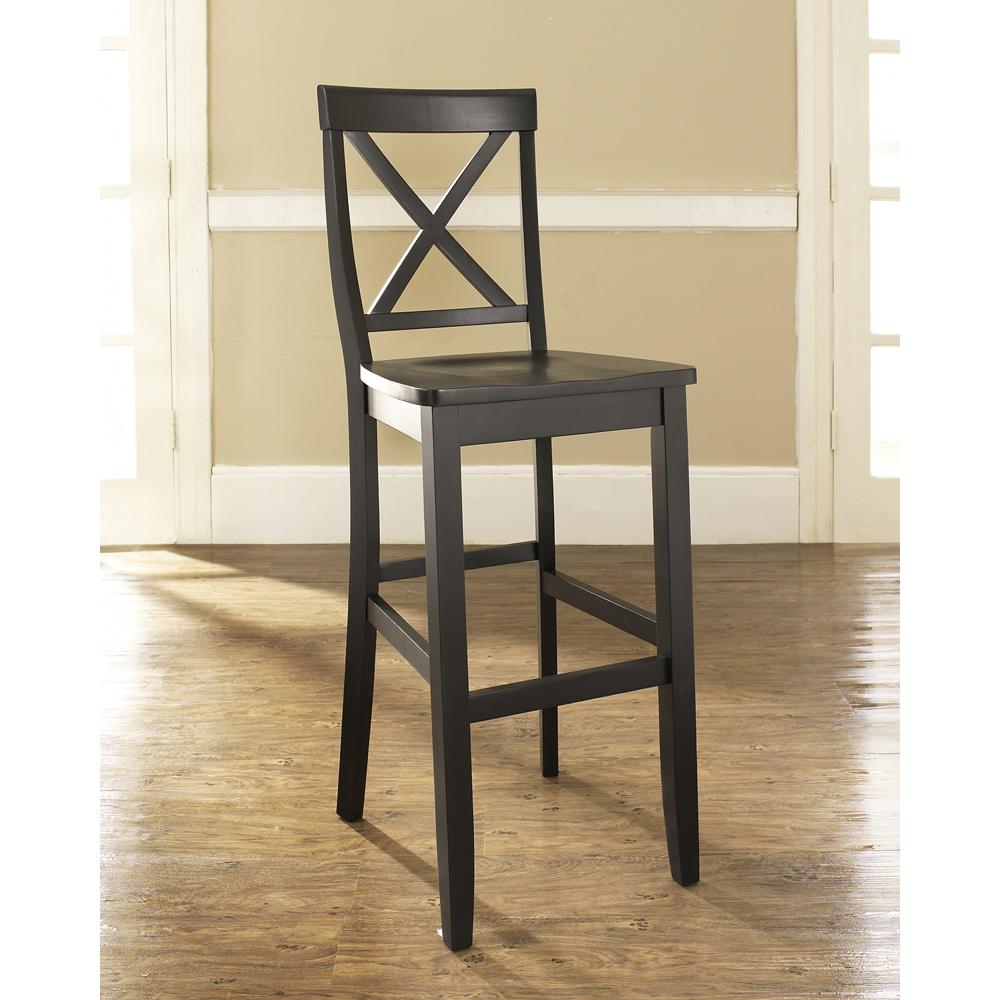 X-Back 2-Piece Bar Stool Set - 2 Stools. Picture 3
