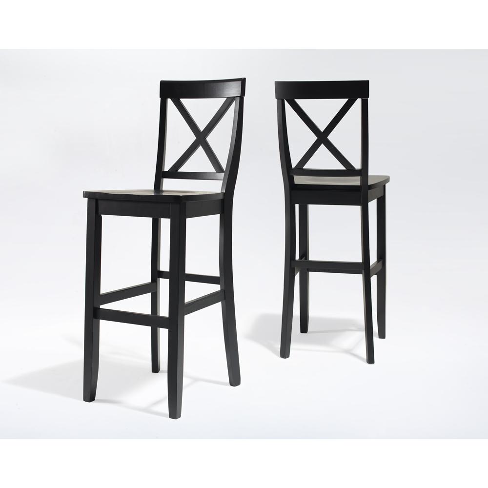 X-Back 2-Piece Bar Stool Set - 2 Stools. Picture 1