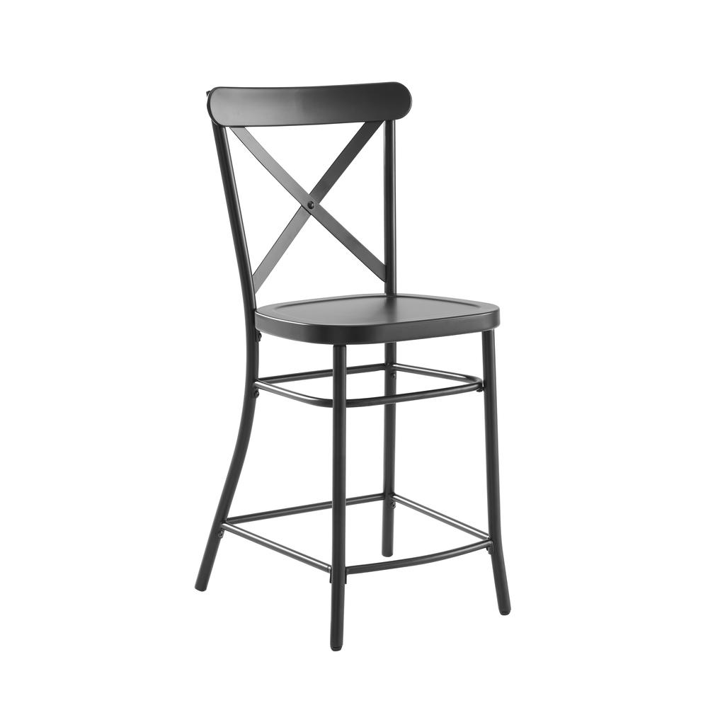 Camille 2-Piece Counter Height Bar Stool Set - 2 Stools. Picture 6
