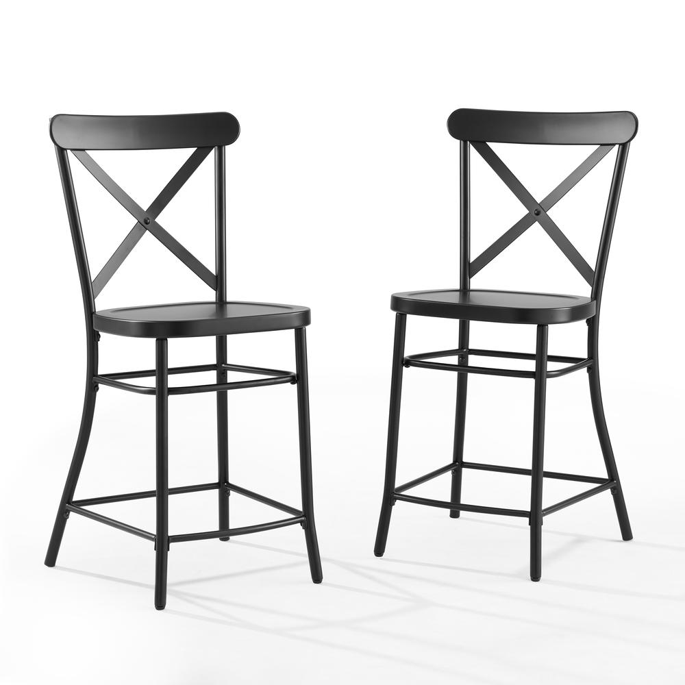 Camille 2-Piece Counter Height Bar Stool Set - 2 Stools. Picture 11