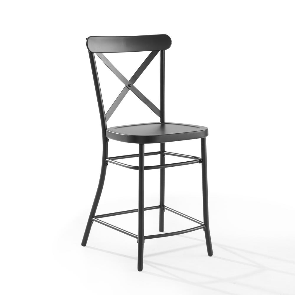 Camille 2-Piece Counter Height Bar Stool Set - 2 Stools. Picture 5