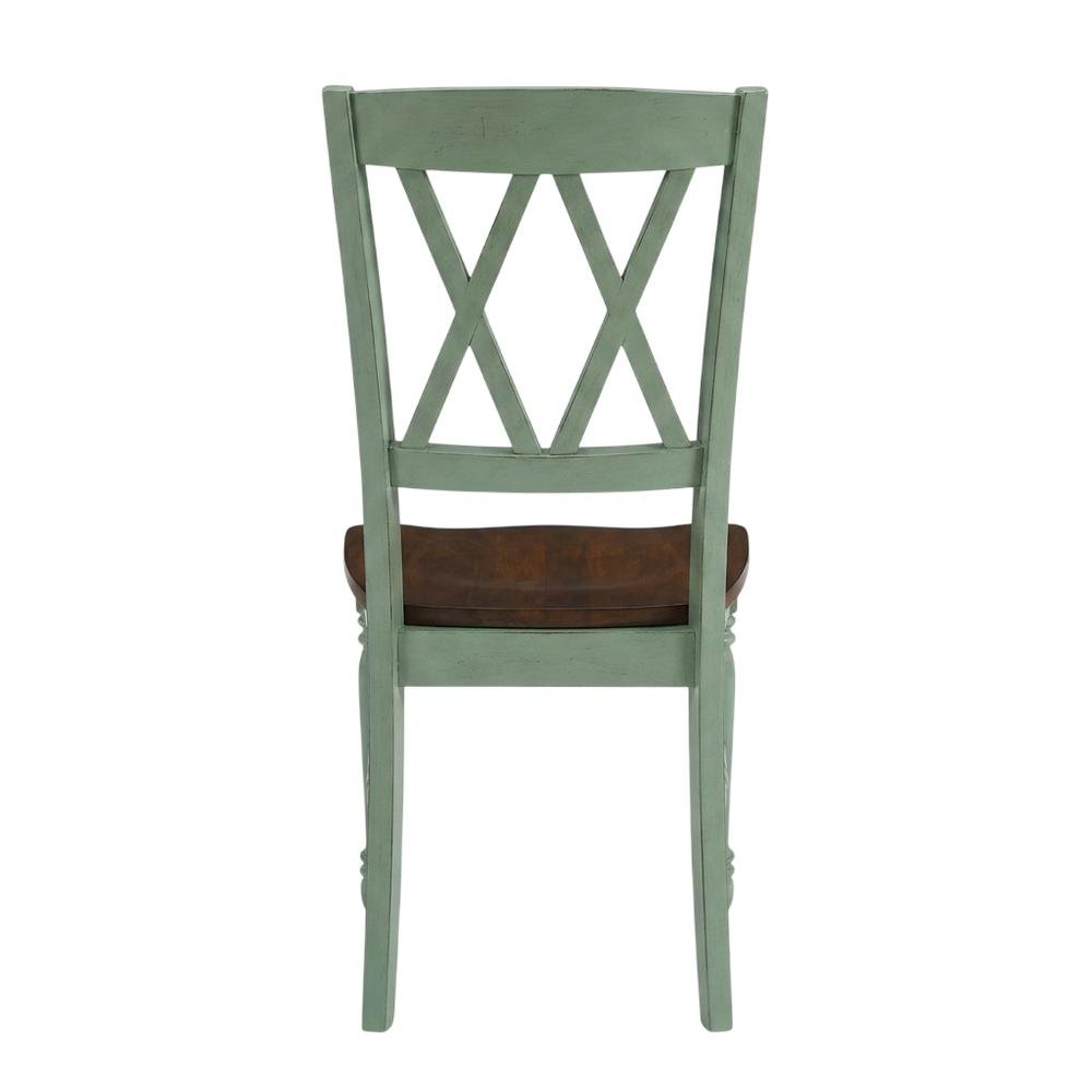 2-Piece Dining Chair Set with Upholstered Seats and Modern Design. Picture 5
