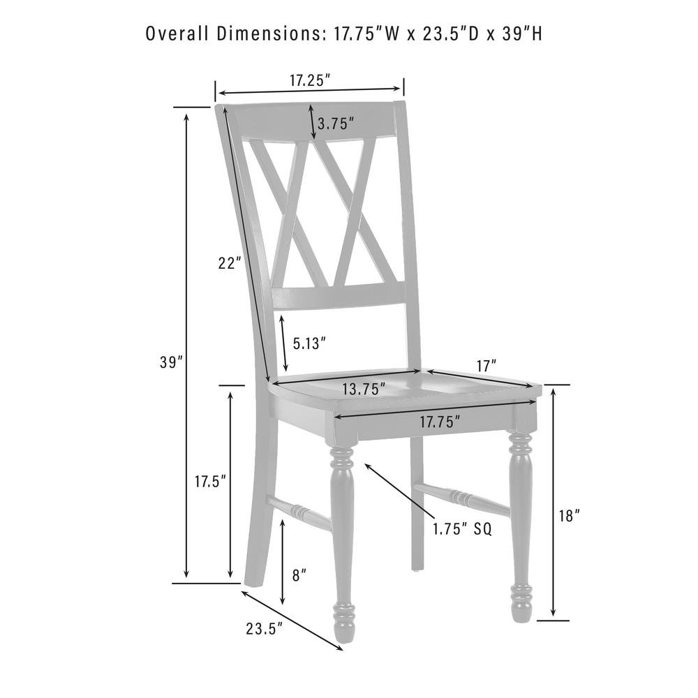 Shelby 2-Piece Dining Chair Set - 2 Chairs. Picture 8