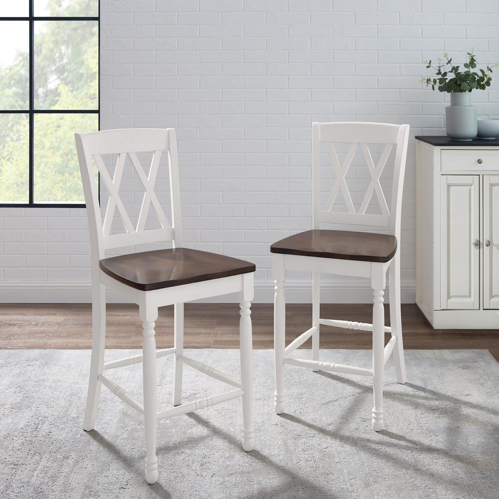 Shelby 2-Piece Counter Height Bar Stool Set. Picture 6