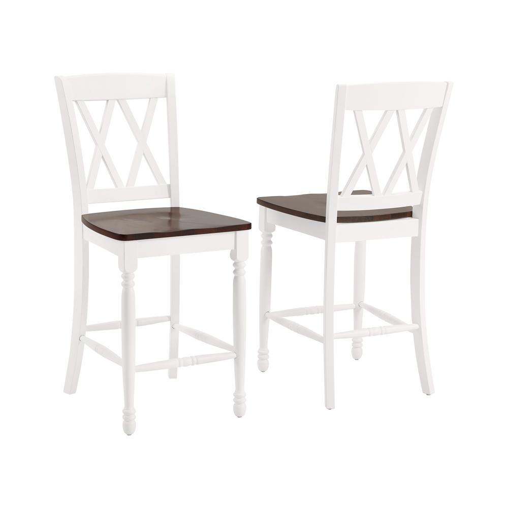 Shelby 2-Piece Counter Height Bar Stool Set. Picture 1