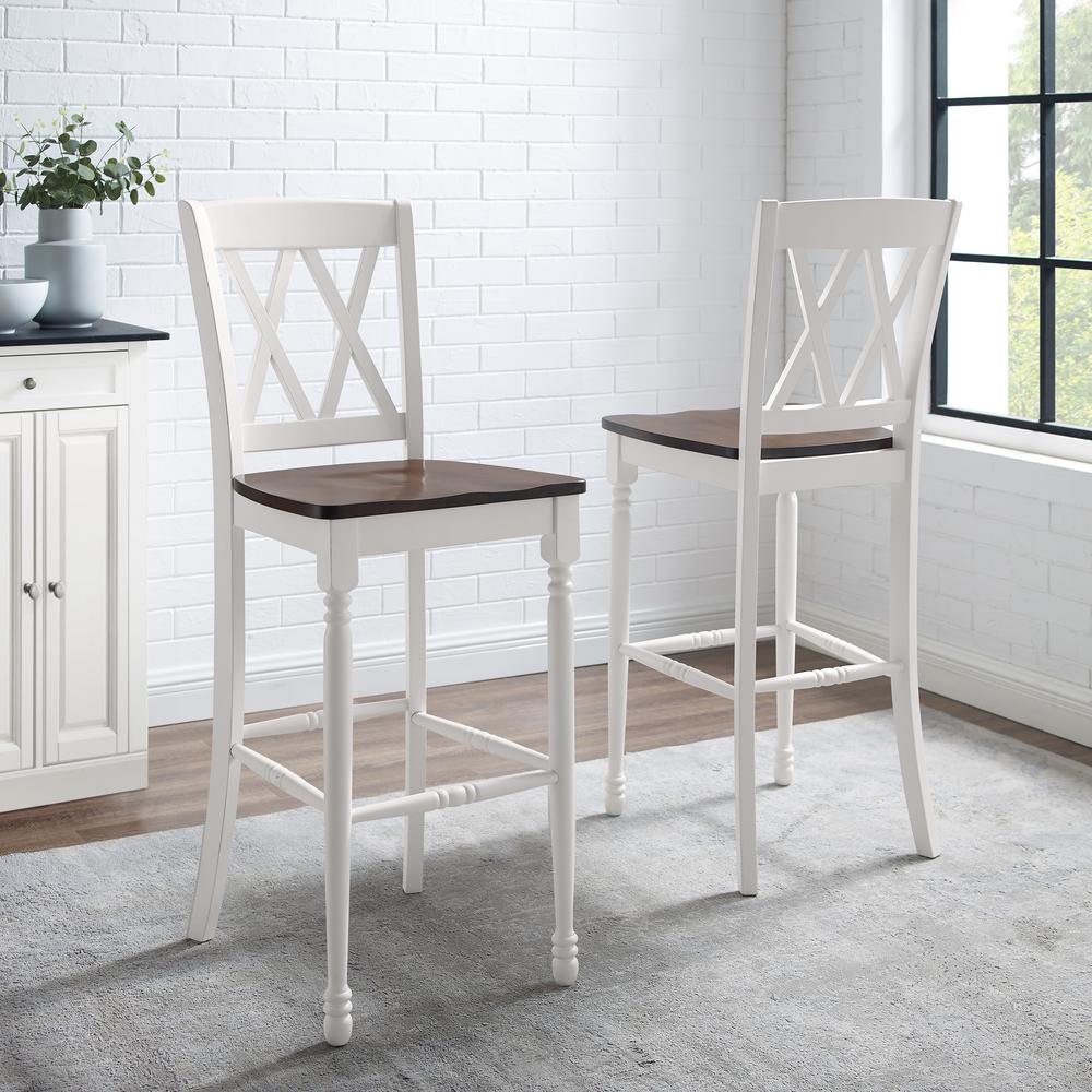 Shelby 2-Piece Bar Stool Set - 2 Stools. Picture 2