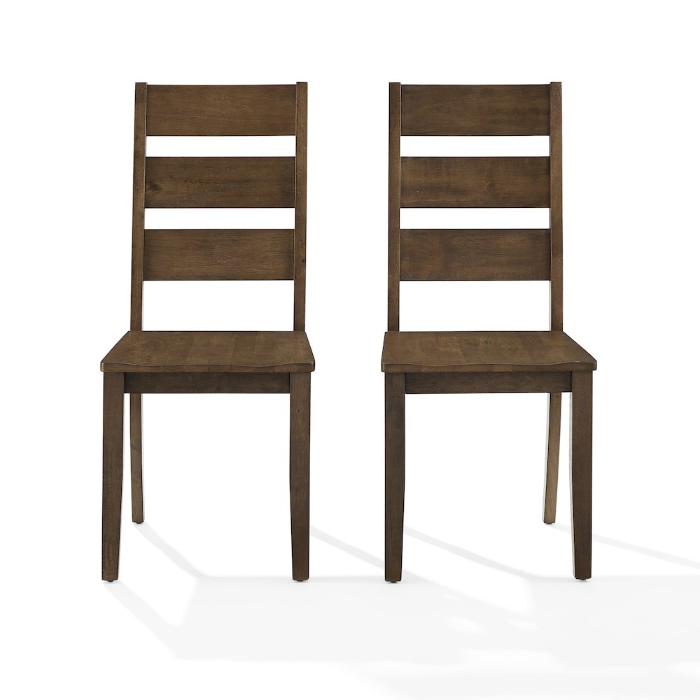 Joanna 2-Piece Ladder-Back Dining Chair Set - 2 Ladder-Back Chairs. Picture 2