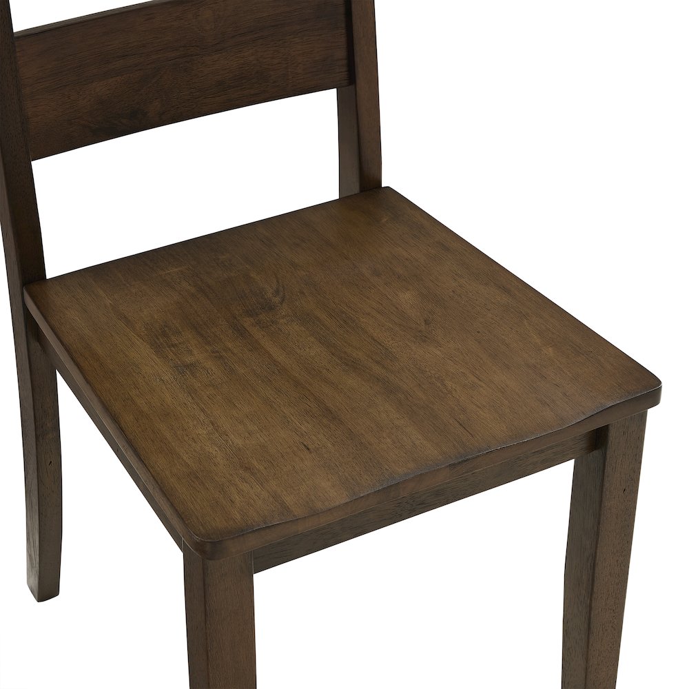 Joanna 2-Piece Ladder-Back Dining Chair Set - 2 Ladder-Back Chairs. Picture 7
