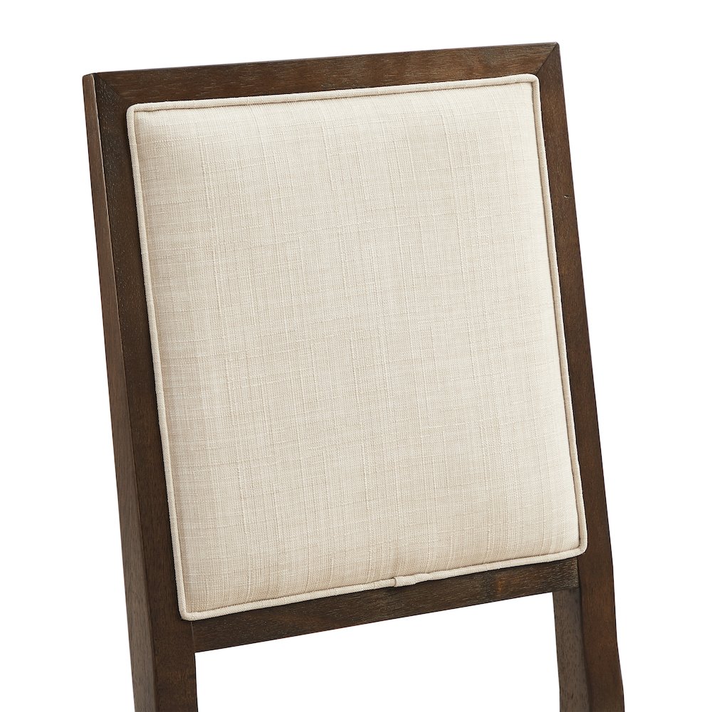 Joanna 2-Piece Upholstered Back Dining Chair Set - 2 Upholstered Chairs. Picture 9