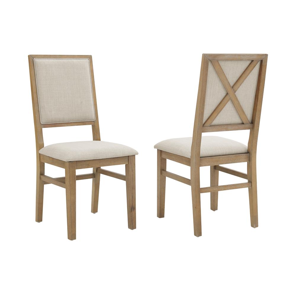 Joanna 2-Piece Upholstered Back Dining Chair Set. Picture 1
