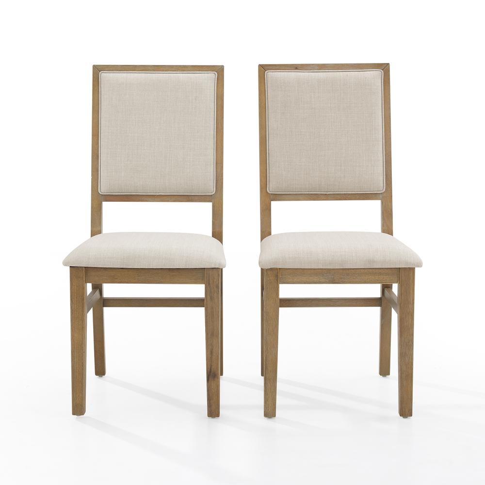 Joanna 2-Piece Upholstered Back Dining Chair Set. Picture 10