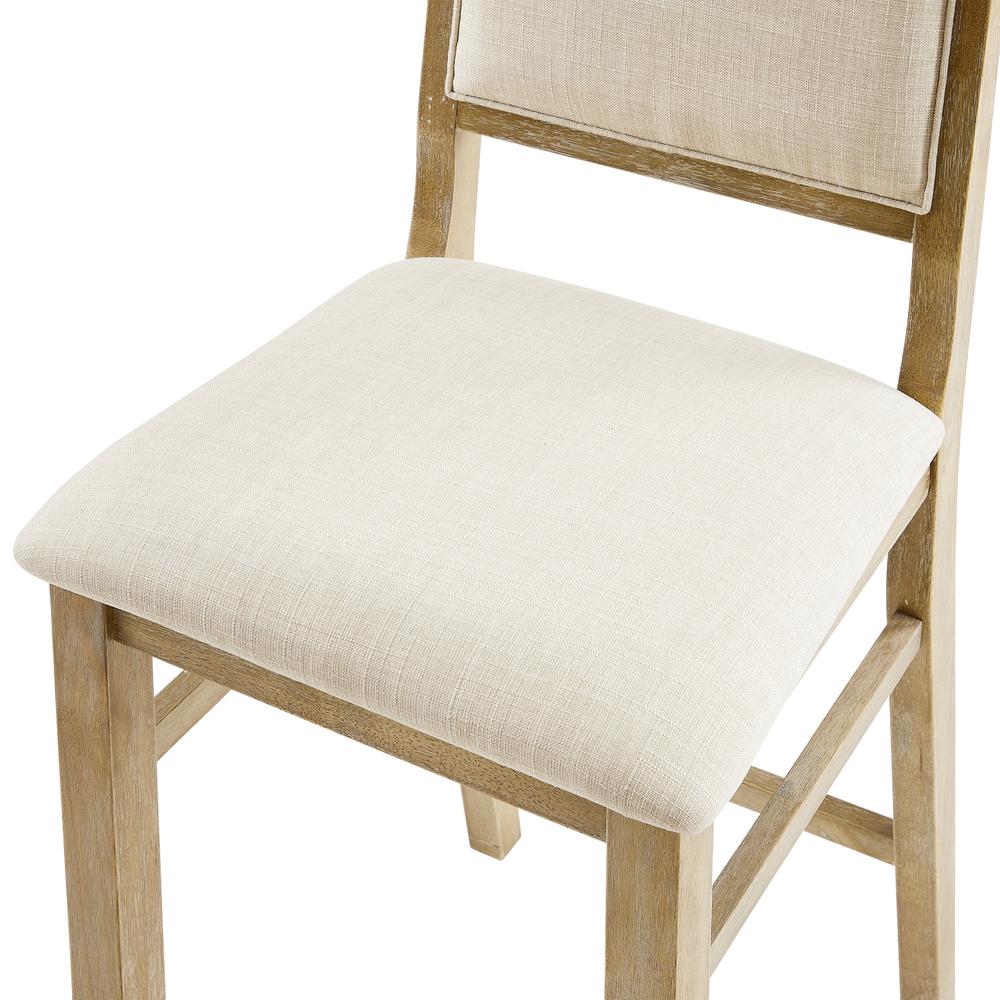 Joanna 2-Piece Upholstered Counter Height Bar Stool Set - 2 Stools. Picture 8