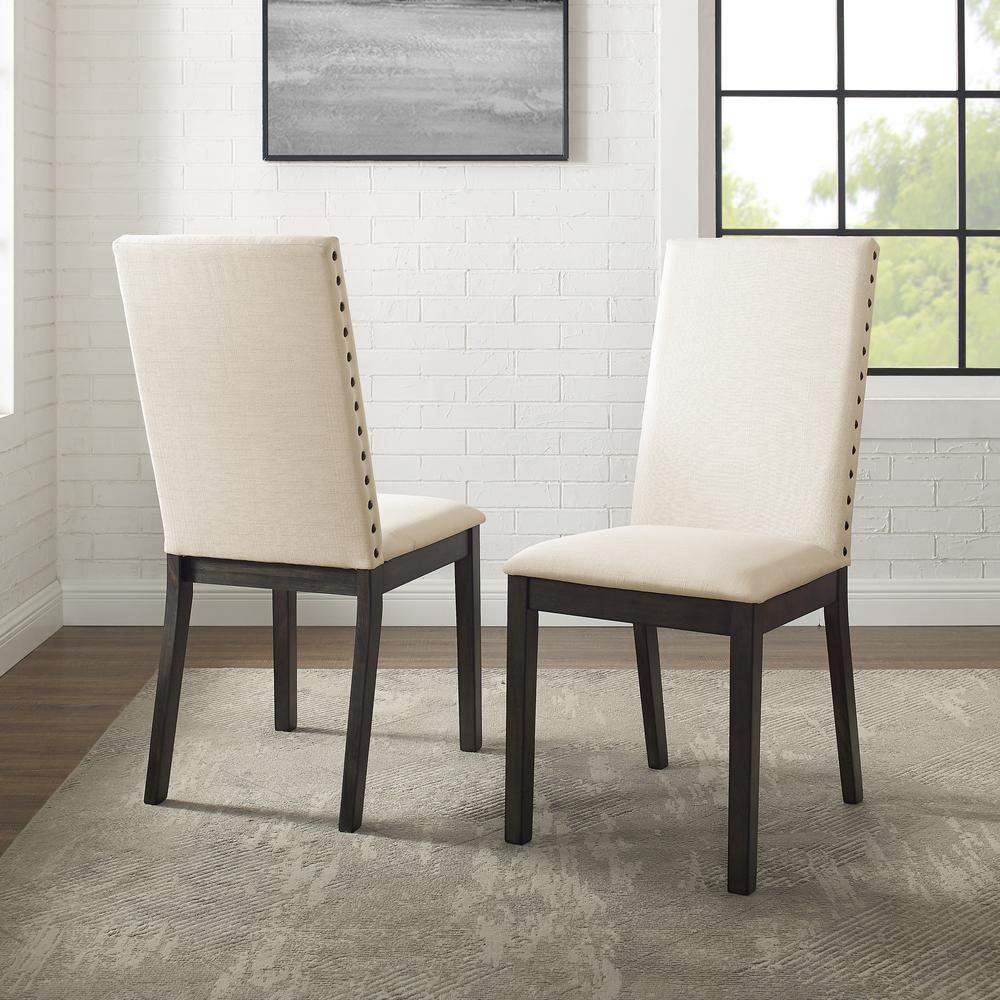 Hayden 2-Piece Upholstered Dining Chair Set - 2 Upholstered Chairs. Picture 2