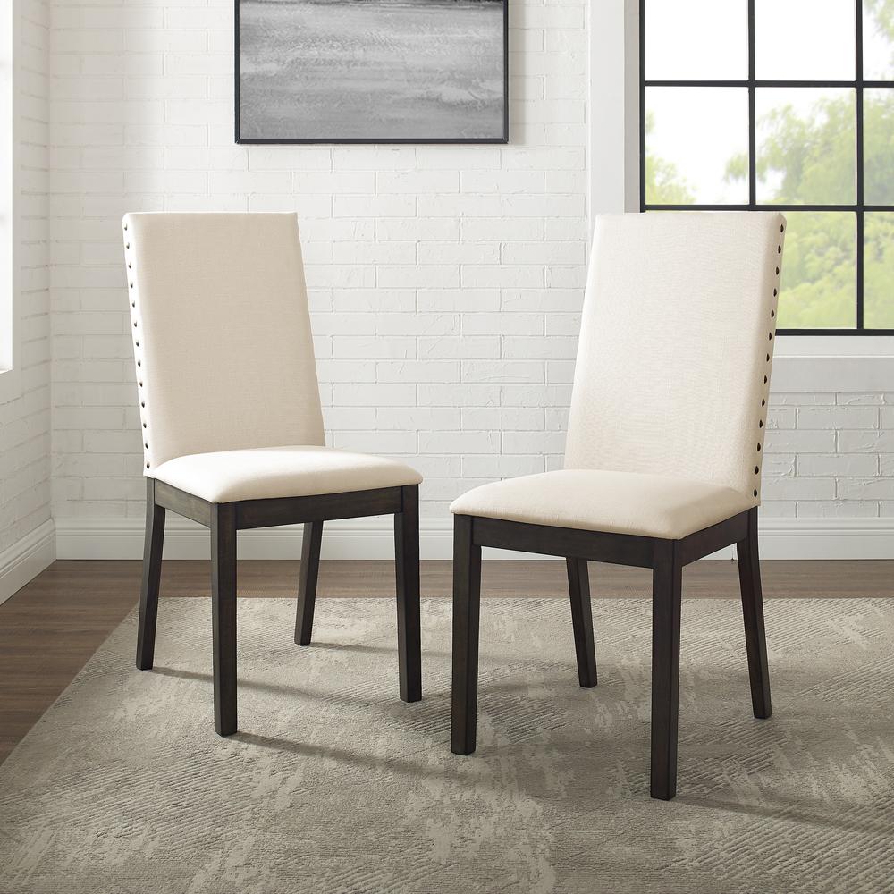Hayden 2-Piece Upholstered Dining Chair Set - 2 Upholstered Chairs. Picture 3